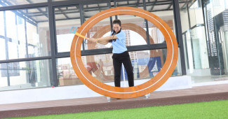 옥상은 빈스윙 연습 장입니다.